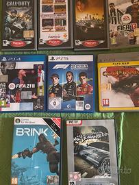 Lotto giochi Play station 3, 4, 5, psp e giochi PC