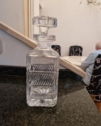 Bottiglia in cristallo di Bohemia per liquore