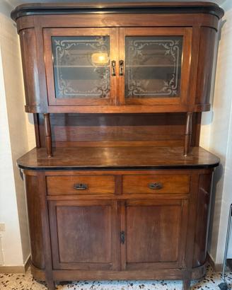 MOBILE VINTAGE LEGNO MASSICCIO STILE LIBERTY '900
