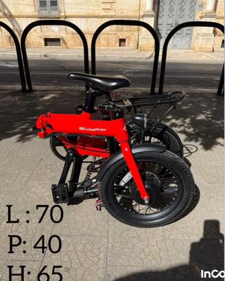 Bici pieghevole a pedalata assistita