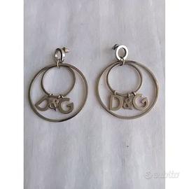 Orecchini in acciaio dolce e gabbana