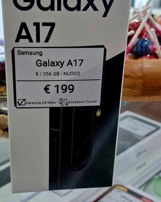 SAMSUNG GALAXY A17 256GB nuovo