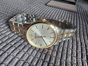 Bulova Orologio Uomo 98B385 Bicolore quarzo 40mm