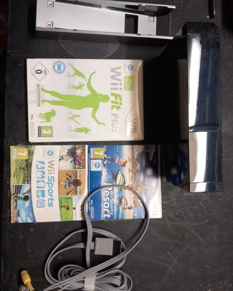 nintendo wii con pedana e giochi