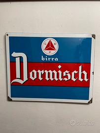 Insegna BIRRA DORMISCH smaltata