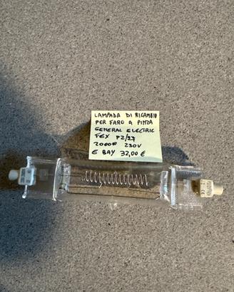 alogena General Electric FEX P2/27 2000W 230V RX7s