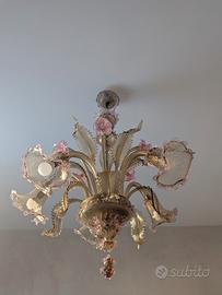 Lampadario originale in Vetro di Murano