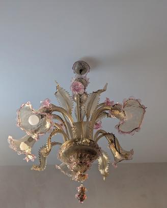 Lampadario originale in Vetro di Murano
