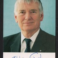 FOTO FIRMA AUTOGRAFO OTTO SCILY POLITICO GERMANIA