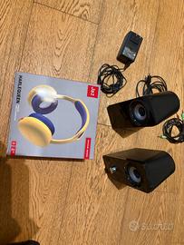 Cuffie bluetooth e casse