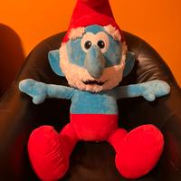 Peluche pupazzo grande puffo puffi 90cm