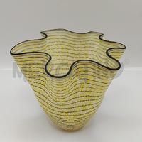 VASO FAZZOLETTO GIALLO NERO