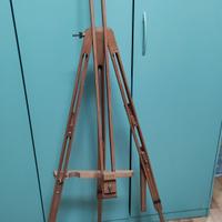 Cavalletto da pittura in legno pieghevole