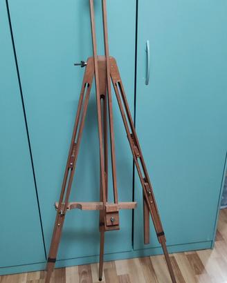 Cavalletto da pittura in legno pieghevole