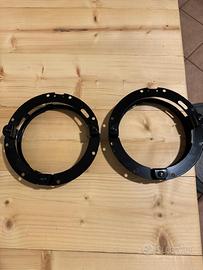 Cornice fari supporto neri Jeep Wrangler JK