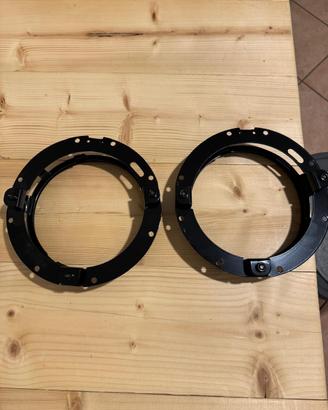 Cornice fari supporto neri Jeep Wrangler JK