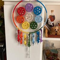 Acchiappasogni fatto a uncinetto