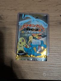 Bustina Pokemon empty booster pack Neo Genesis JAP
