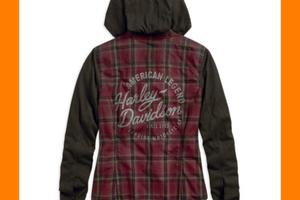 CAMICIA A QUADRI IN JERSEY DONNA H-D