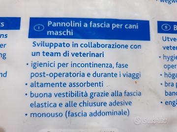 Pannolini a fascia per cani maschi