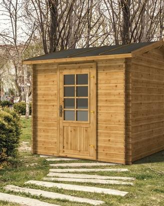 Casetta mod. elena cm. 250x300, impregnate autocl