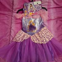 Vestito carnevale rapunzel