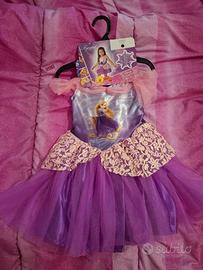 Vestito carnevale rapunzel