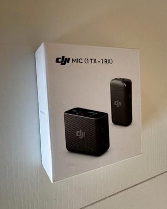 DJI Mic 1 TX + 1 RX microfono wireless con scatola