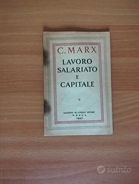 libro "Lavoro salariato e capitale" Karl Marx 