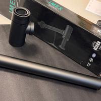 Sifone lavabo a vista nero opaco