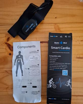 Fascia cardiofrequenzimetro Beets blu