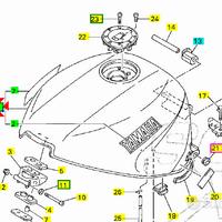 -Serbatoio Yamaha Thunder Ace 1000 4SV241101004