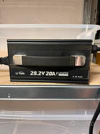 Caricabatterie LiTime 29.2V 20A LiFePO4 24V NUOVO