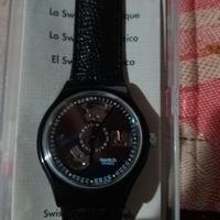 Swatch black motion automatico