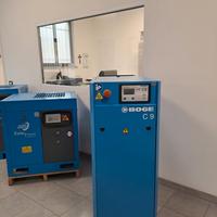 Compressore a vite Tedesco con serbatoio da 500lt