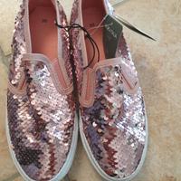 Mocassino scarpa NUOVA n.35 brillanti