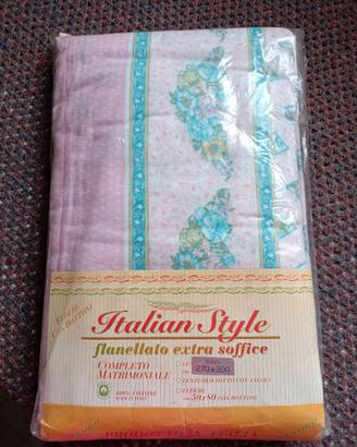 Lenzuola matrimoniali flanella