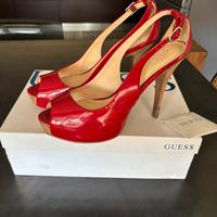 Scarpe eleganti guess pelle e vinile