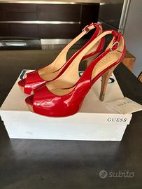 Scarpe eleganti guess pelle e vinile