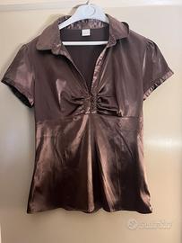 Camicia da donna in raso