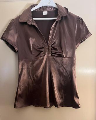 Camicia da donna in raso