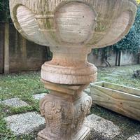 Fioriera in polvere di marmo