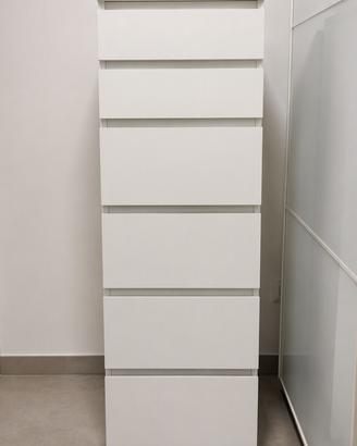 CASSETTIERA IKEA MALM ALTA BIANCA