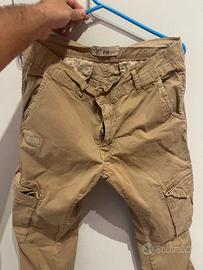 Pantaloni Cargo FB Falorino Sport – Beige – Multit