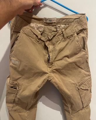 Pantaloni Cargo FB Falorino Sport – Beige – Multit
