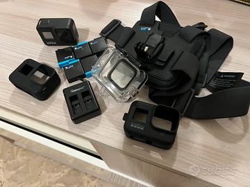 Gopro hero black 8 come nuova piu accessori