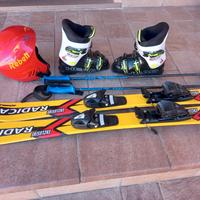 Set completo sci bambini 4/6 anni