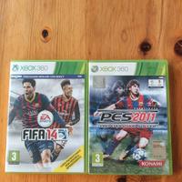 FIFA 14 e PES 2011 Xbox 360