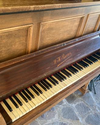 Pianoforte a muro da restaurare/da arredamento