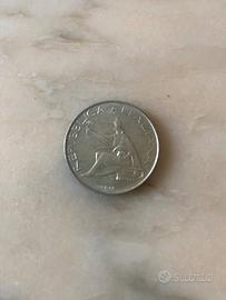 Moneta 500 lire argento centenario